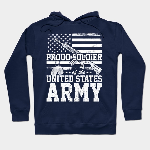 Proud US Soldier | US Army T-shirt Hoodie by POD Anytime